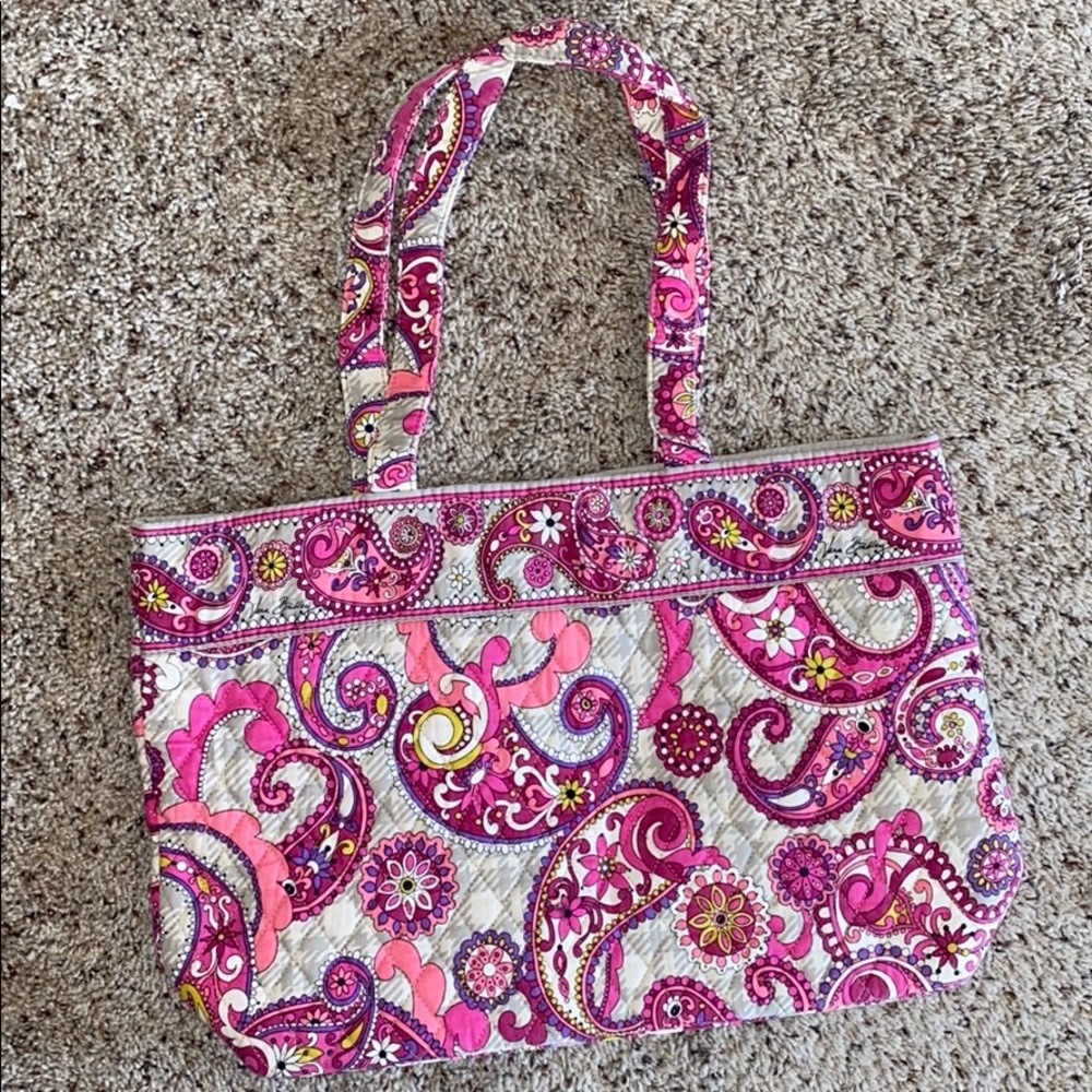 Vera Bradley Very Berry Paisley Print Tote